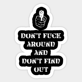 Don't Find Out Sticker